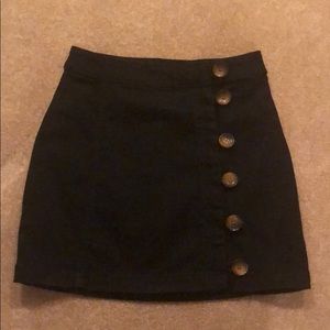 Free People Button Down Skirt